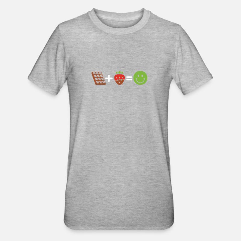 Chocolat Chocolat - T-shirt polycoton Unisexe - gris chiné