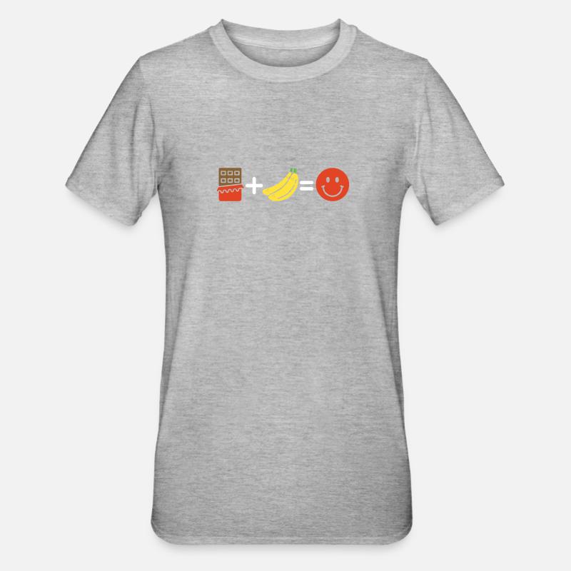 Chocolat Chocolat - T-shirt polycoton Unisexe - gris chiné