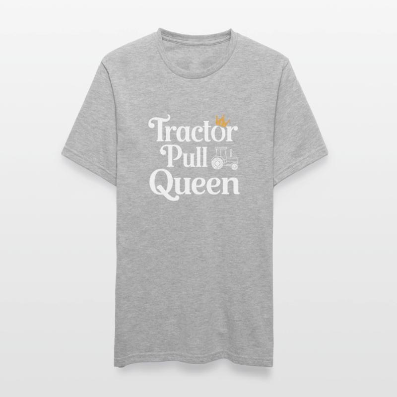 Tractor Pulling Tractor Pulling Tractor Power Farm Unisex Polycotton T-Shirt