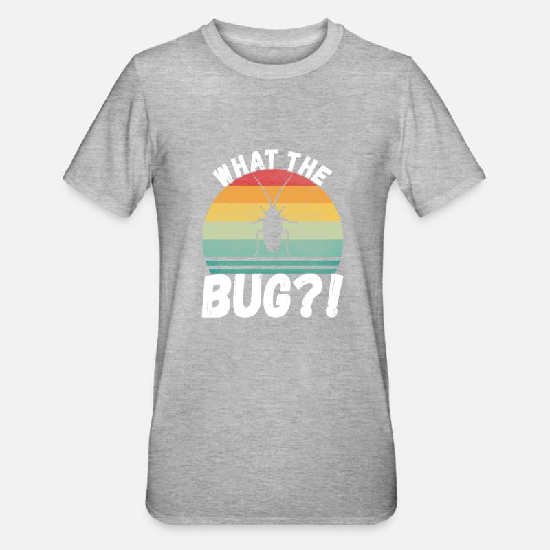 Pest Control Exterminator - Unisex Polycotton T-Shirt - heather grey
