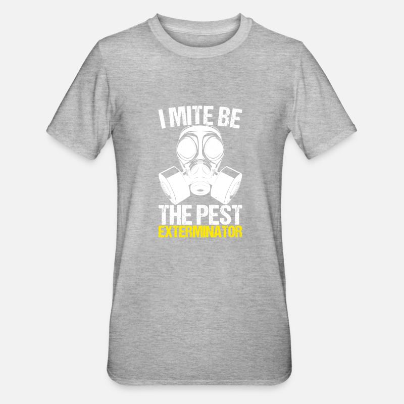 Schädlingsbekämpfung Kammerjäger - Unisex Polycotton T-Shirt - Grau meliert