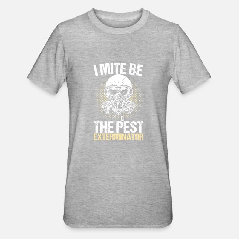 Schädlingsbekämpfung Kammerjäger - Unisex Polycotton T-Shirt - Grau meliert
