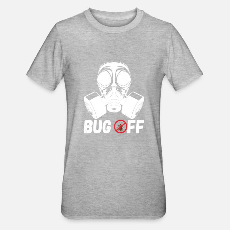 Schädlingsbekämpfung Kammerjäger - Unisex Polycotton T-Shirt - Grau meliert