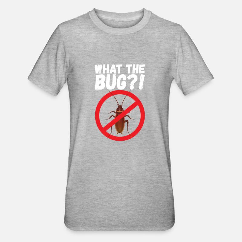 Pest Control Exterminator - Unisex Polycotton T-Shirt - heather grey