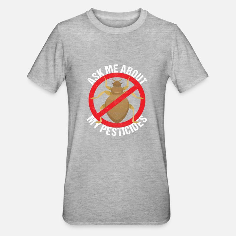 Schädlingsbekämpfung Kammerjäger - Unisex Polycotton T-Shirt - Grau meliert