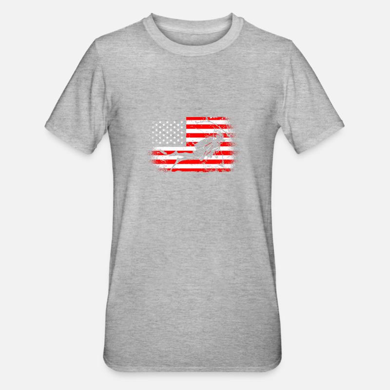 Plongeur Plongeur - T-shirt polycoton Unisexe - gris chiné