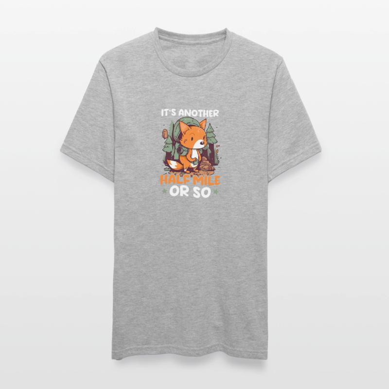 Lustiges Camping Eine weitere halbe Meile oder so Unisex Polycotton T-Shirt