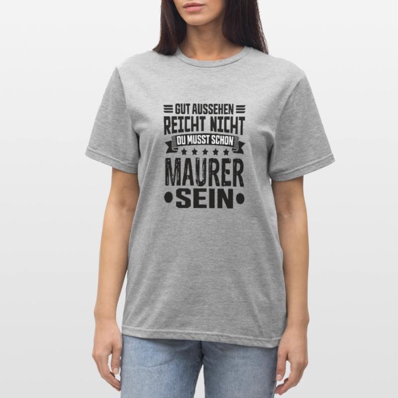 Bricklayer Building Construction Structural Engineer Bricklayer Funny Unisex Polycotton T-Shirt