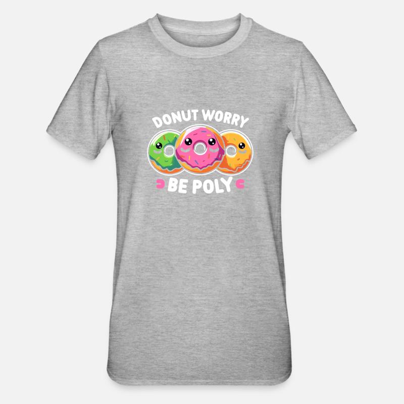 Communauté polyamoureuse Parentalité polyamoureuse - T-shirt polycoton Unisexe - gris chiné