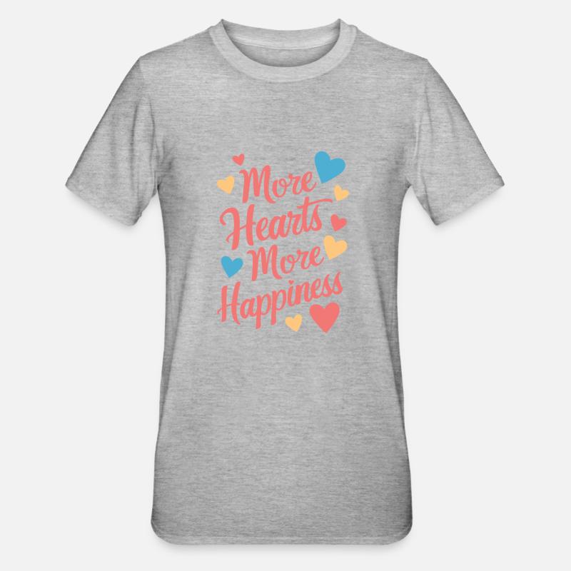 Communauté polyamoureuse Parentalité polyamoureuse - T-shirt polycoton Unisexe - gris chiné