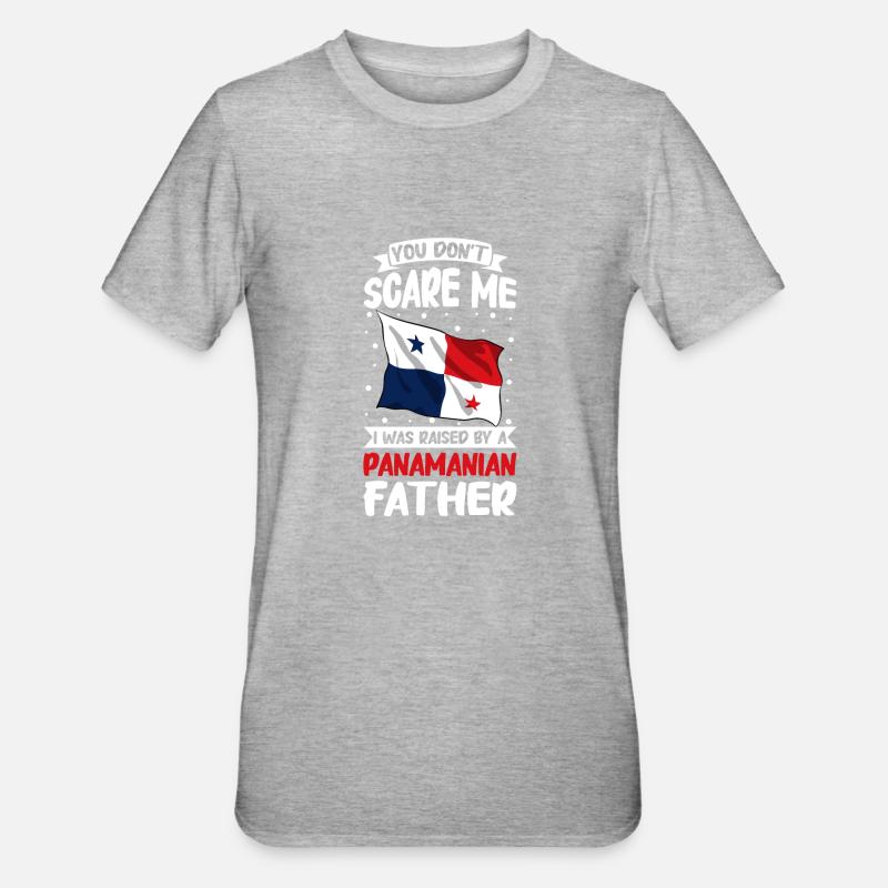 Drapeau panaméen Drapeau panaméen - T-shirt polycoton Unisexe - gris chiné