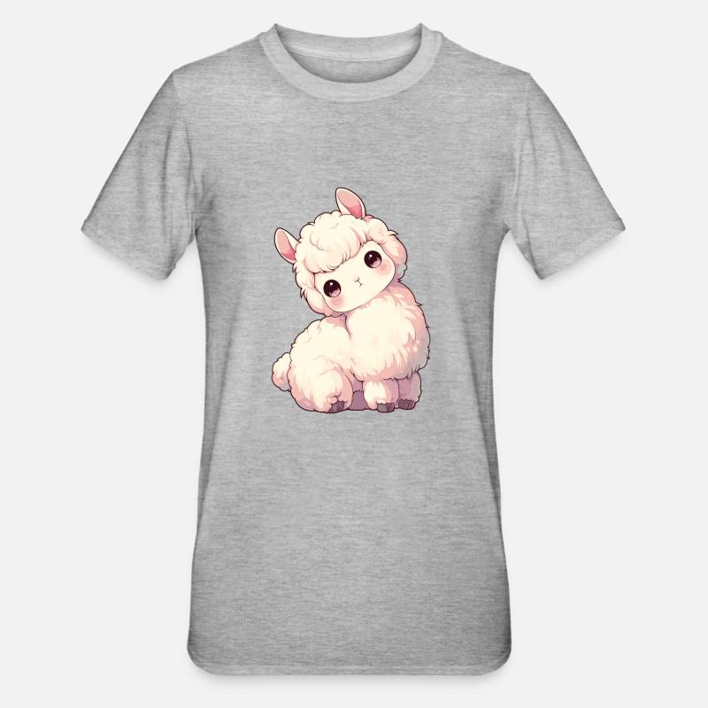 Alpaca Alpacas Alpaca - Unisex Polycotton T-Shirt - heather grey