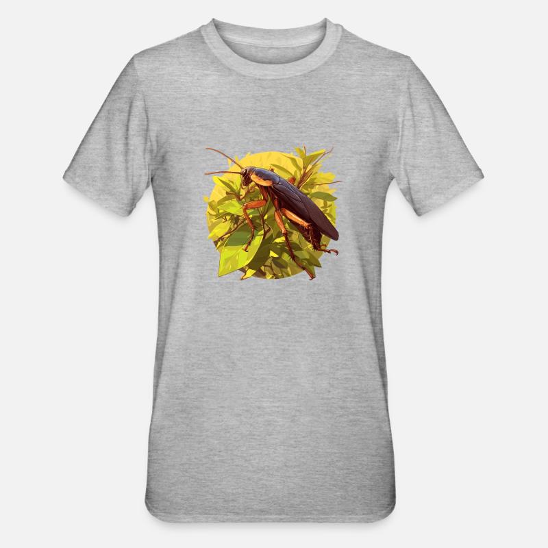 cafards cafards cafards cafard - T-shirt polycoton Unisexe - gris chiné