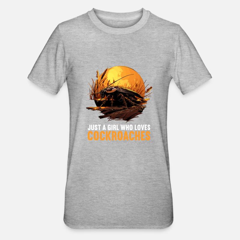 cafards cafards cafards cafard - T-shirt polycoton Unisexe - gris chiné
