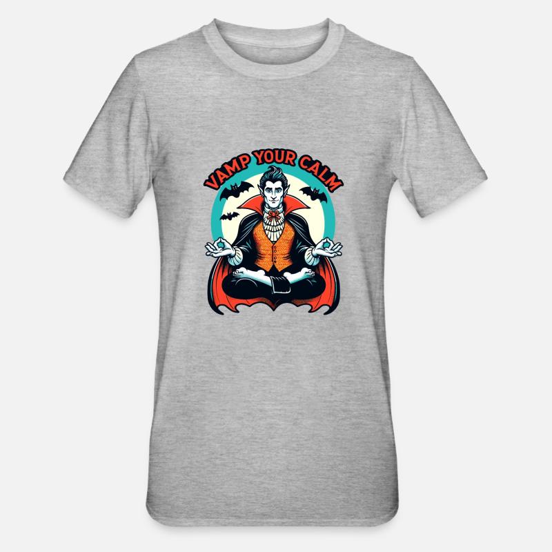 Meditation, Mindfulness, Relaxation, Inner - Unisex Polycotton T-Shirt - heather grey