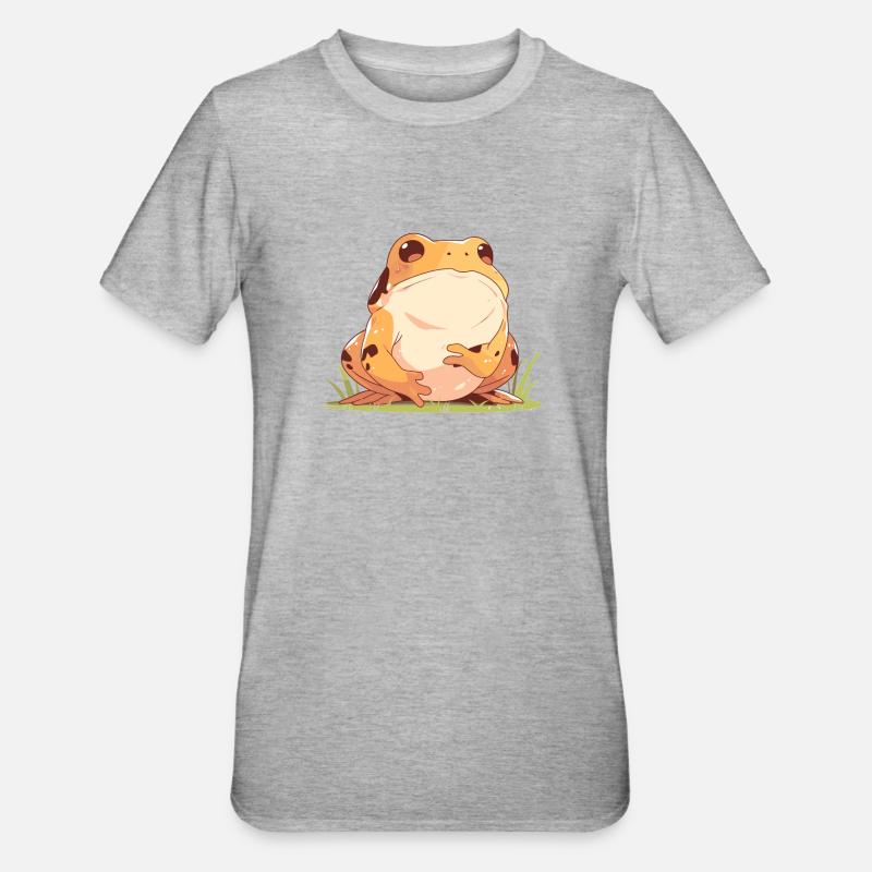 Crapaud crapaud crapaud - T-shirt polycoton Unisexe - gris chiné