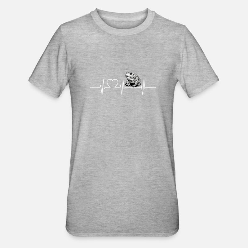 Crapaud crapaud crapaud - T-shirt polycoton Unisexe - gris chiné