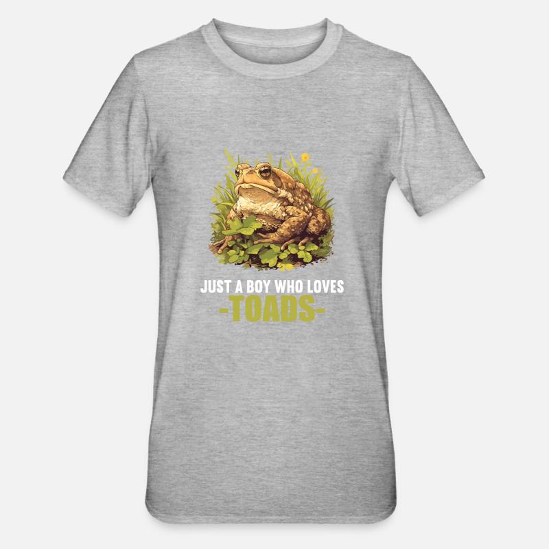 Toad Toads Toad - Unisex Polycotton T-Shirt - heather grey