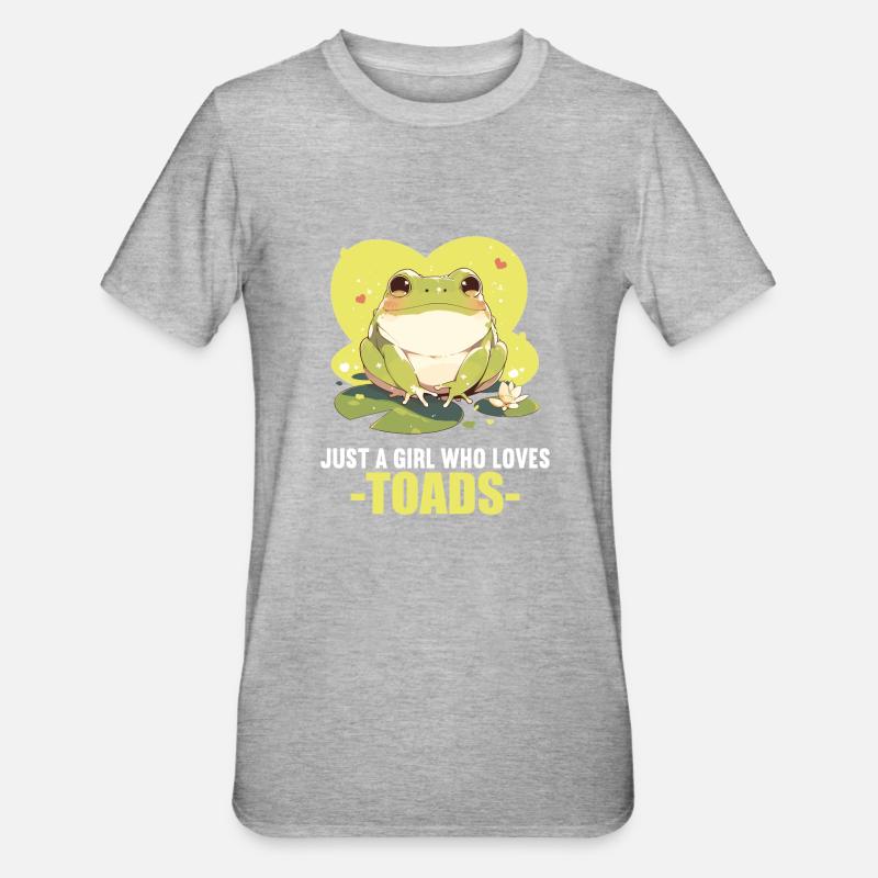 Crapaud crapaud crapaud - T-shirt polycoton Unisexe - gris chiné