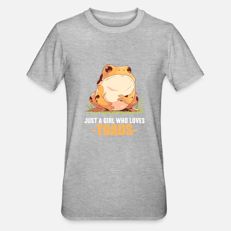 Crapaud crapaud crapaud - T-shirt polycoton Unisexe - gris chiné