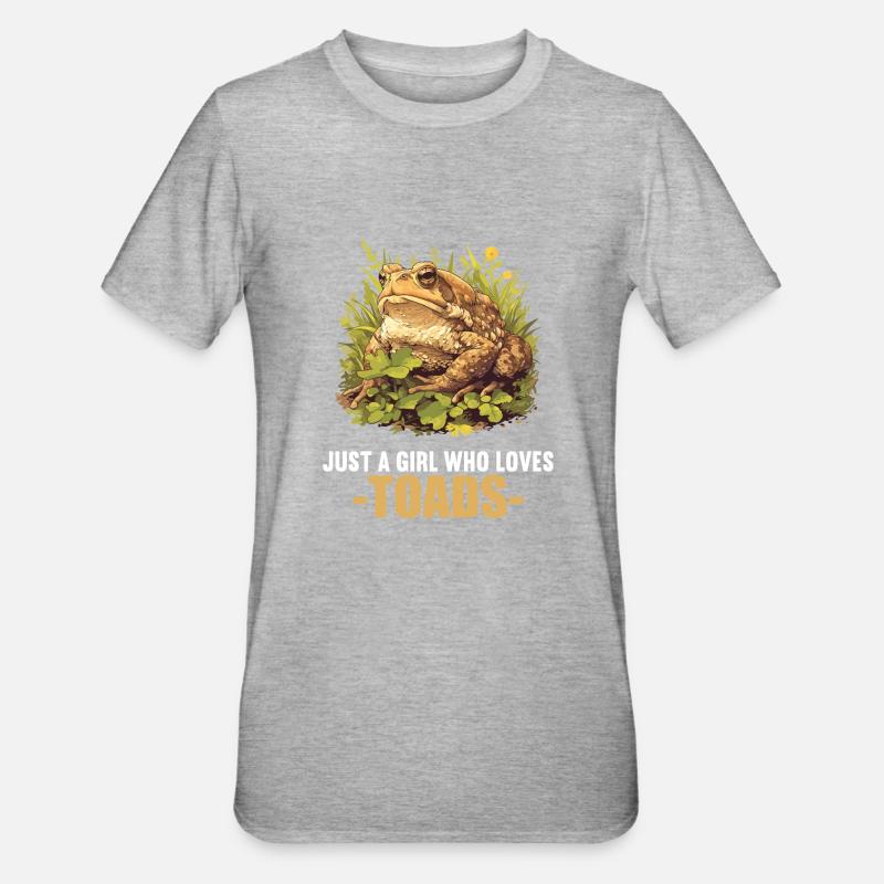 Toad Toads Toad - Unisex Polycotton T-Shirt - heather grey