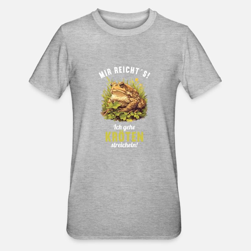 Crapaud crapaud crapaud - T-shirt polycoton Unisexe - gris chiné
