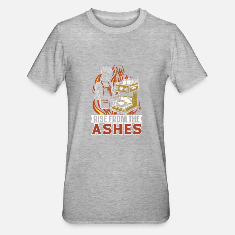 Barista kaffe - Unisex Polycotton T-skjorte - gråmelert