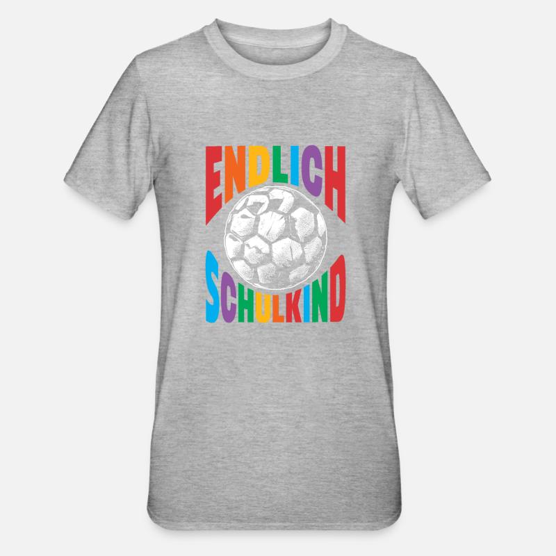 École 1ère année - T-shirt polycoton Unisexe - gris chiné