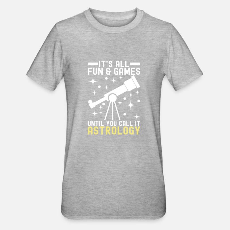 Astronomie Atronome - T-shirt polycoton Unisexe - gris chiné