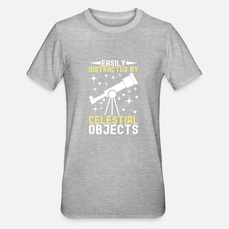 Astronomie Atronome - T-shirt polycoton Unisexe - gris chiné