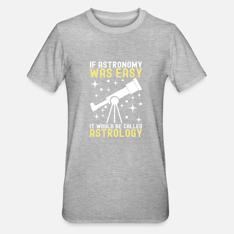 Astronomie Atronome - T-shirt polycoton Unisexe - gris chiné