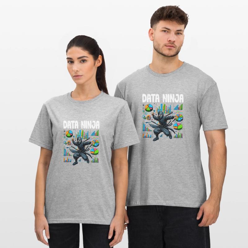 Data Ninja Funny Data Science Deep Learning For Unisex Polycotton T-Shirt