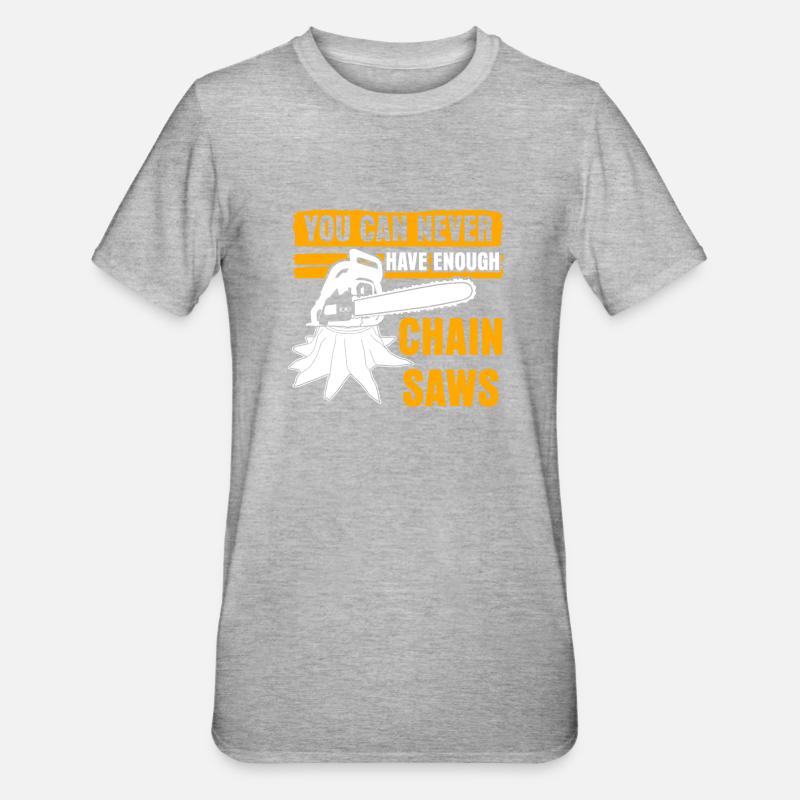 tronçonneuse Joke Tronçonneuses Tronçonneuse - T-shirt polycoton Unisexe - gris chiné