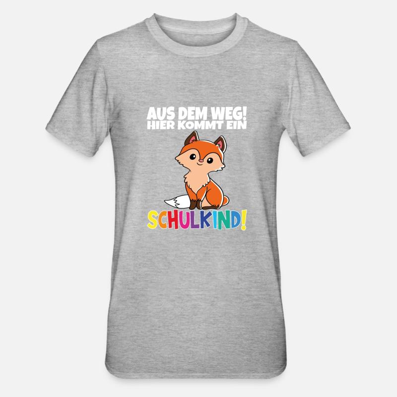 Écolier 2024 entrant à l'école - T-shirt polycoton Unisexe - gris chiné