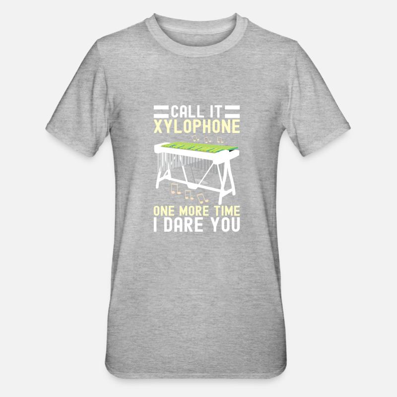 Vibraphon, vibraphonist - Unisex Polycotton T-Shirt - heather grey