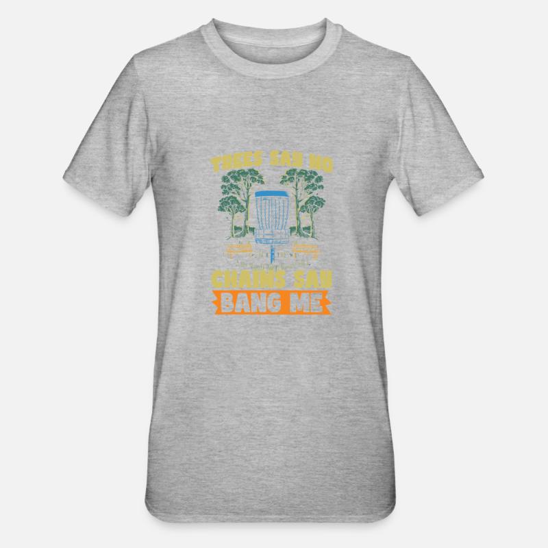 Frisbee Golf Disc Golf - T-shirt polycoton Unisexe - gris chiné