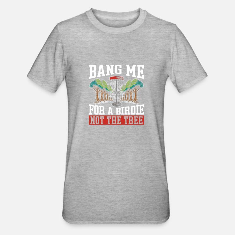 Frisbee Golf Disc Golf - Unisex Polycotton T-Shirt - heather grey