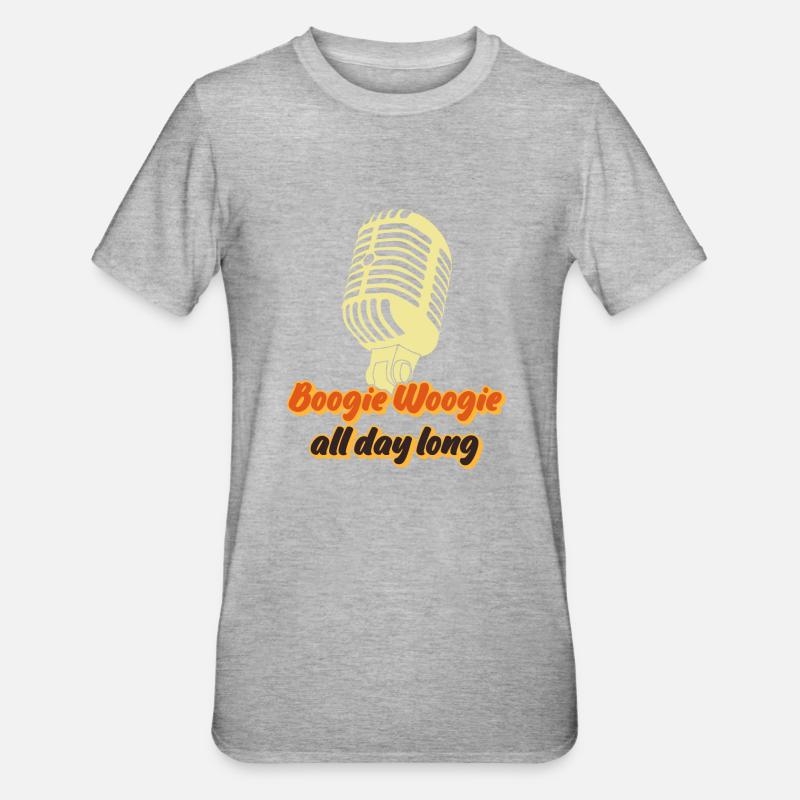 Boogie Woogie Balançoire Dansante - T-shirt polycoton Unisexe - gris chiné
