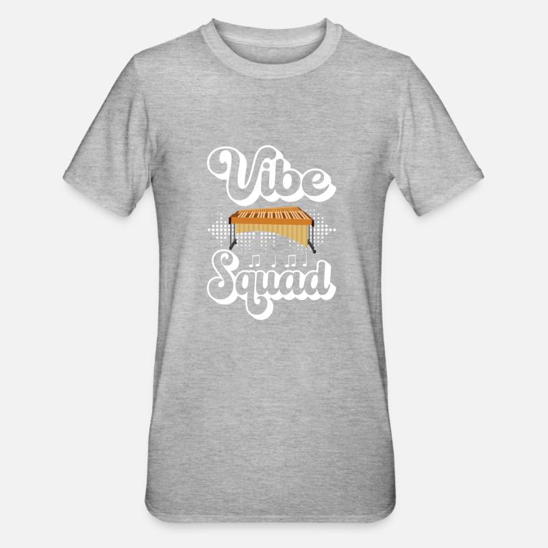 Vibraphon, vibraphonist - Unisex Polycotton T-Shirt - heather grey