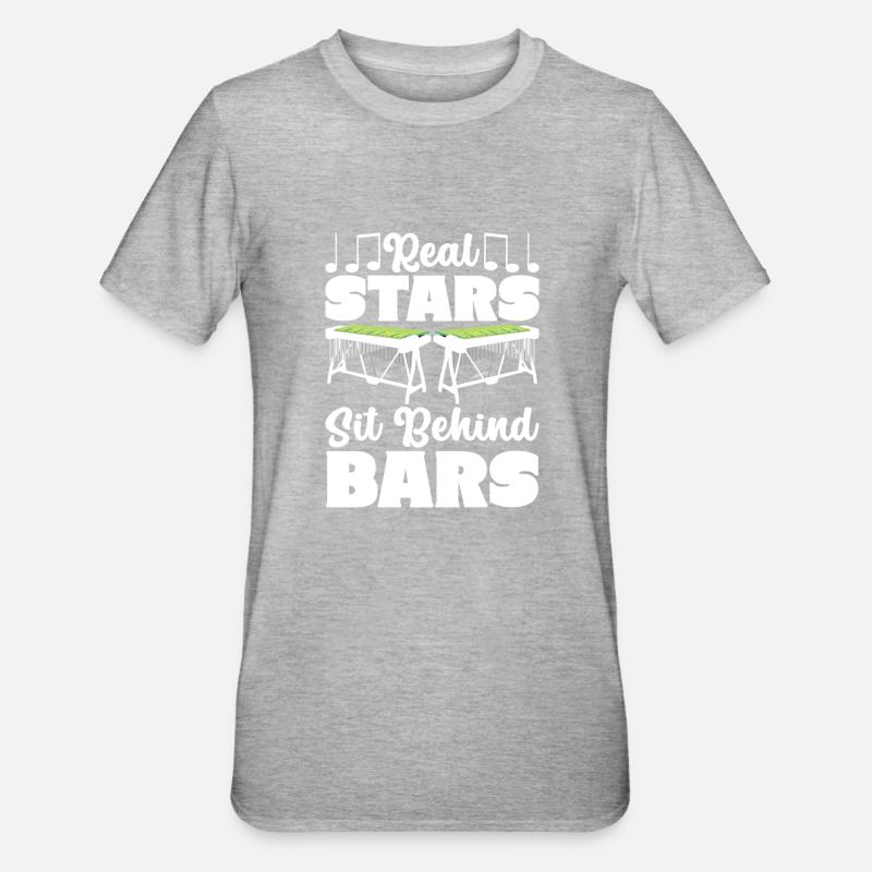 Vibraphon, vibraphonist - Unisex Polycotton T-Shirt - heather grey