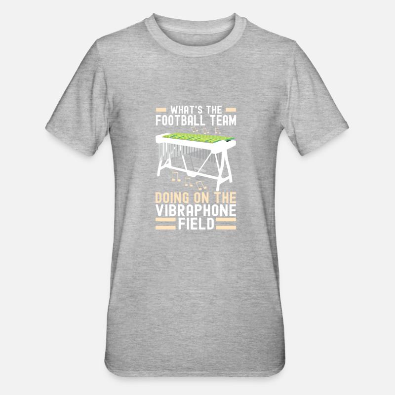 Vibraphon, vibraphonist - Unisex Polycotton T-Shirt - heather grey