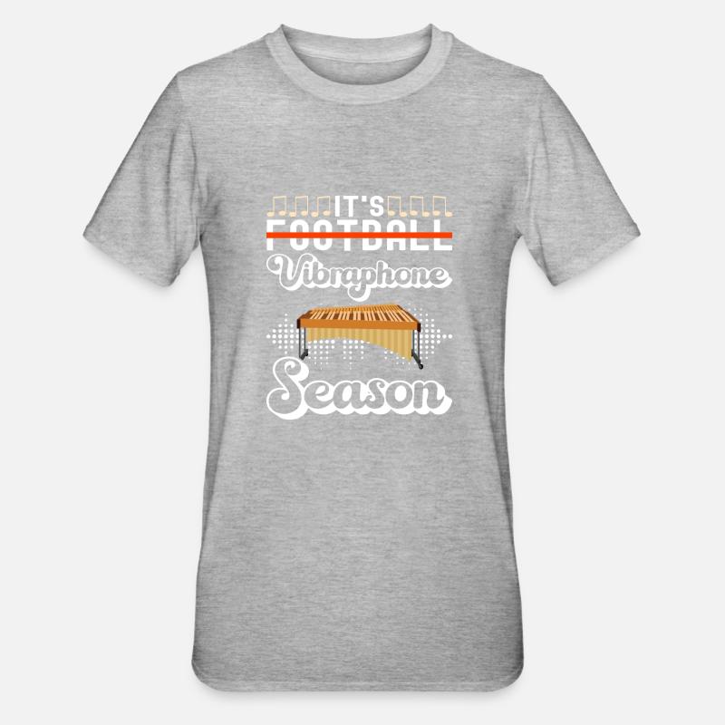 Vibraphon, vibraphonist - Unisex Polycotton T-Shirt - heather grey