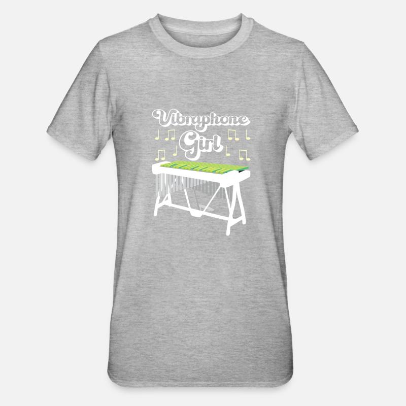 Vibraphon, vibraphonist - Unisex Polycotton T-Shirt - heather grey