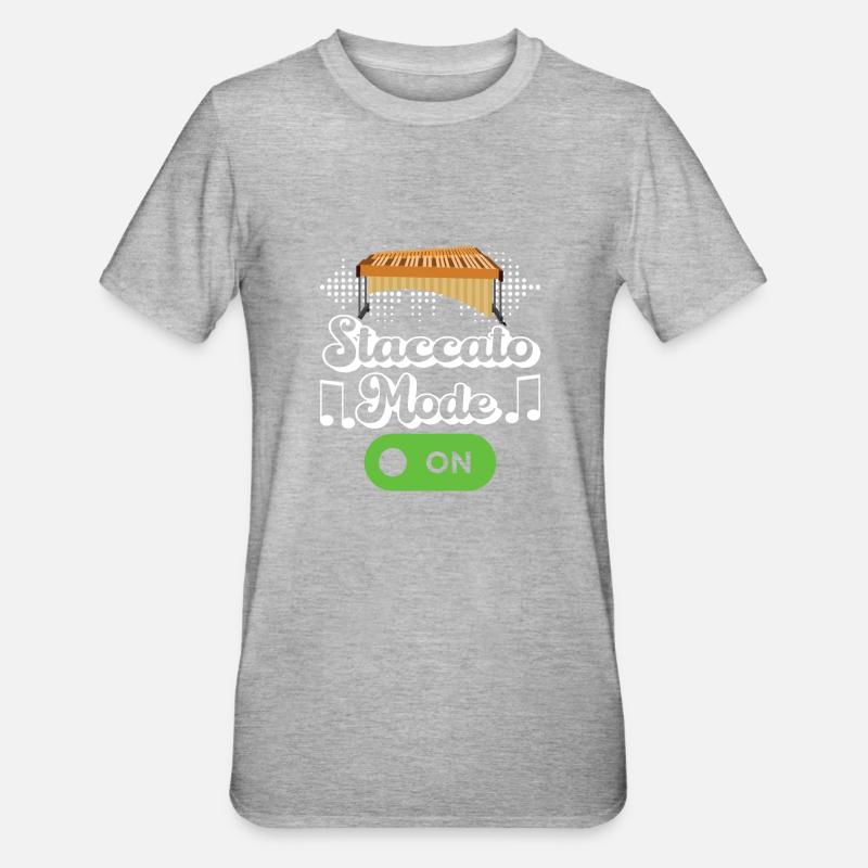 Vibraphon, vibraphonist - Unisex Polycotton T-Shirt - heather grey