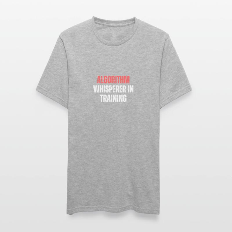 Chuchoteur d’algorithme en formation Drôle de technologie de codage T-shirt polycoton Unisexe
