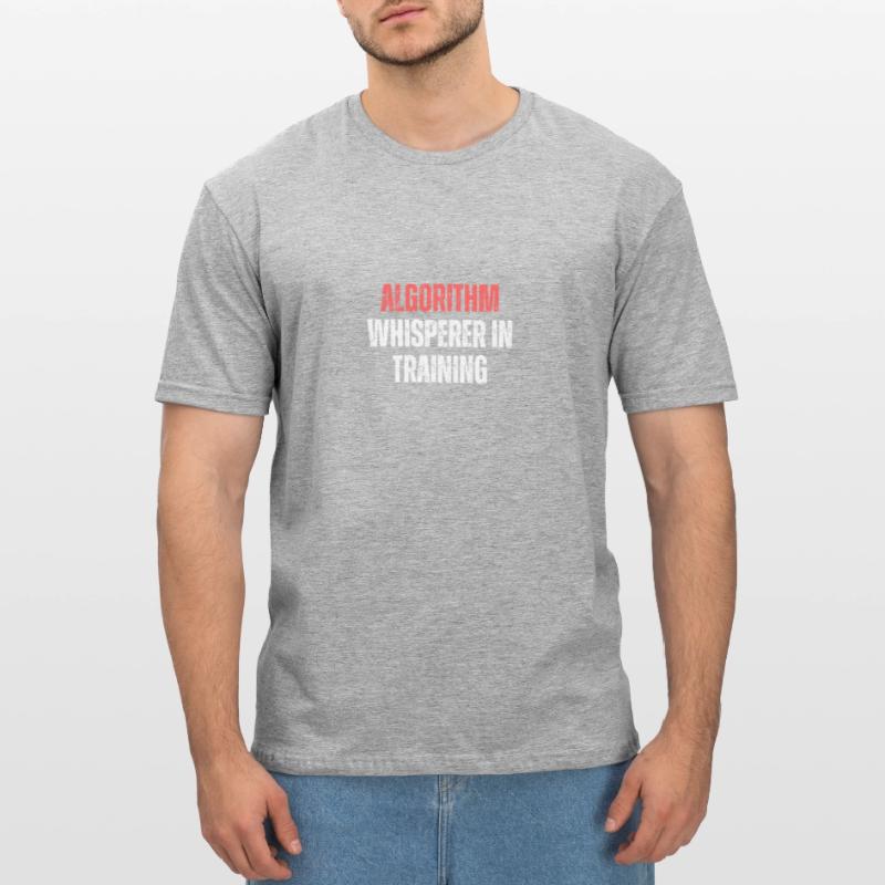 Algorithm Whisperer In Training Funny Coding Tech Unisex Polycotton T-Shirt