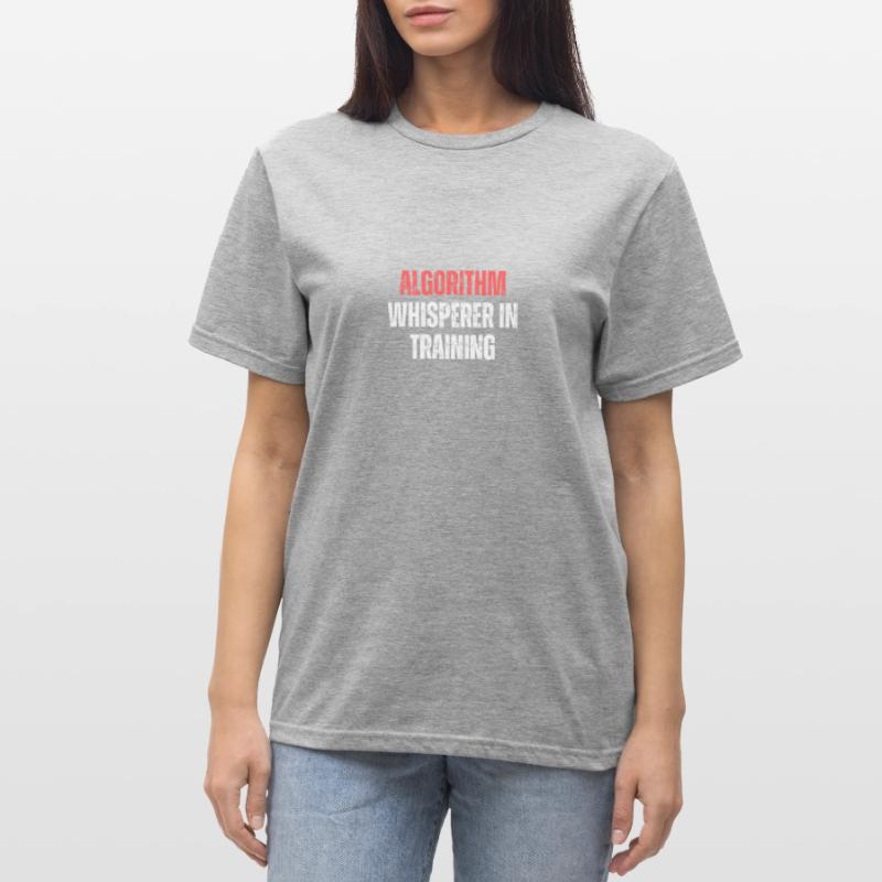Algorithm Whisperer In Training Funny Coding Tech Unisex Polycotton T-Shirt