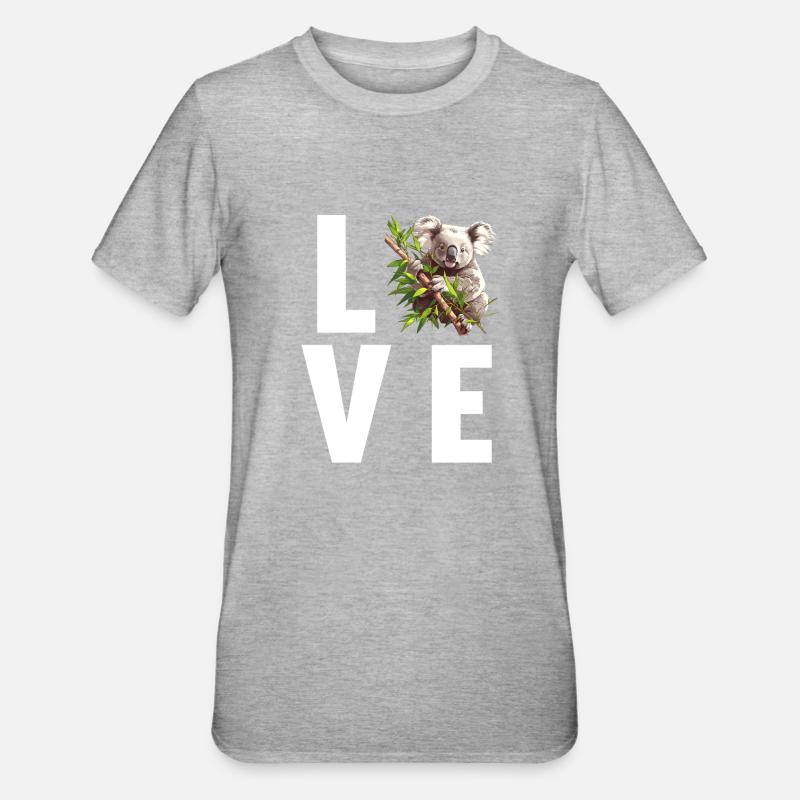 Koalas Koala - T-shirt polycoton Unisexe - gris chiné