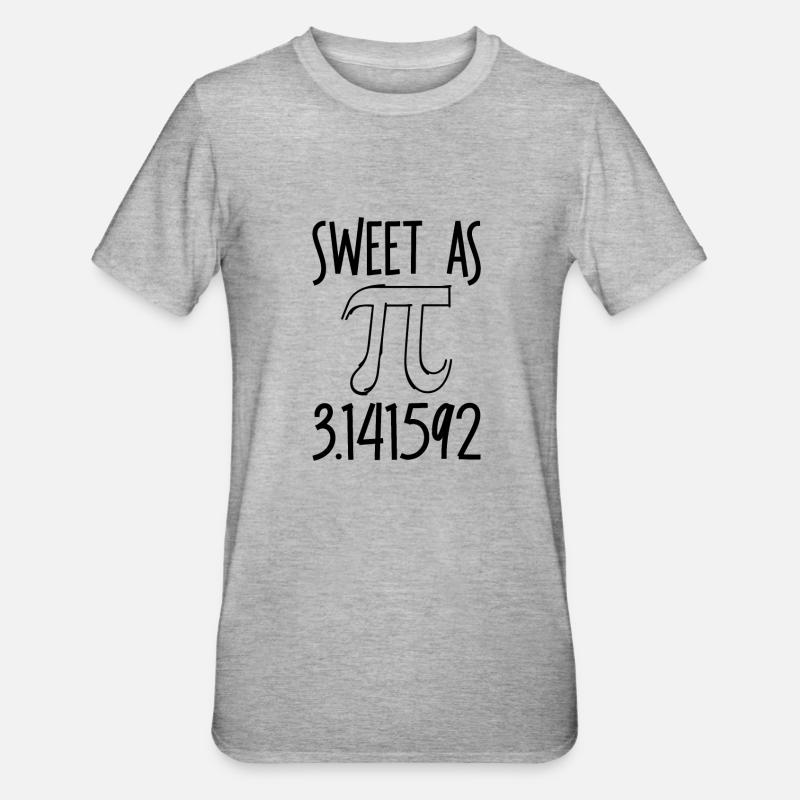 Doux Comme 3.141592 2 - T-shirt polycoton Unisexe - gris chiné