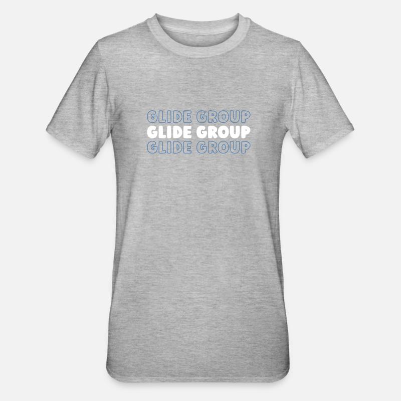 Paramotor Gleitschirmfliegen - Unisex Polycotton T-Shirt - Grau meliert